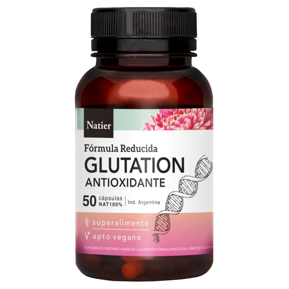 Suplemento Dietario "Natier" Glutation Antioxidante 50 Und