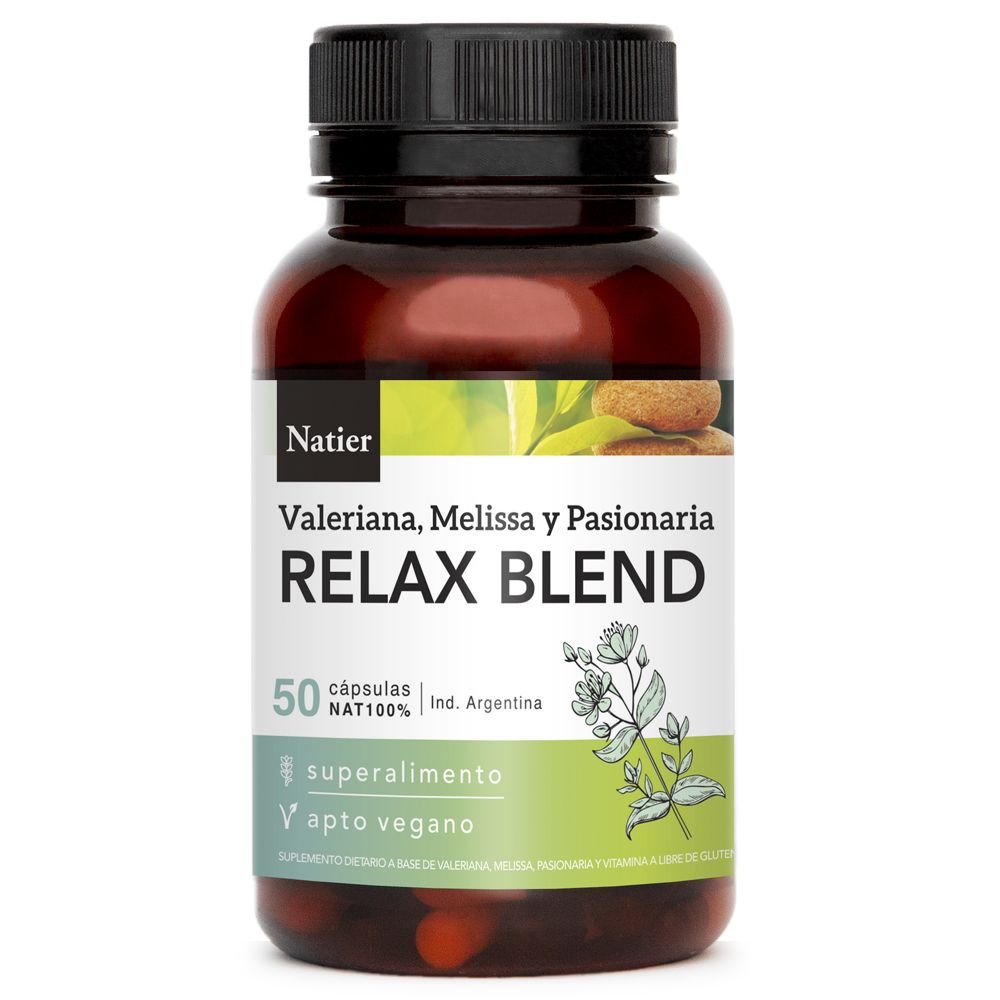 Suplemento Dietario "natier" Relax Blend  50 Und
