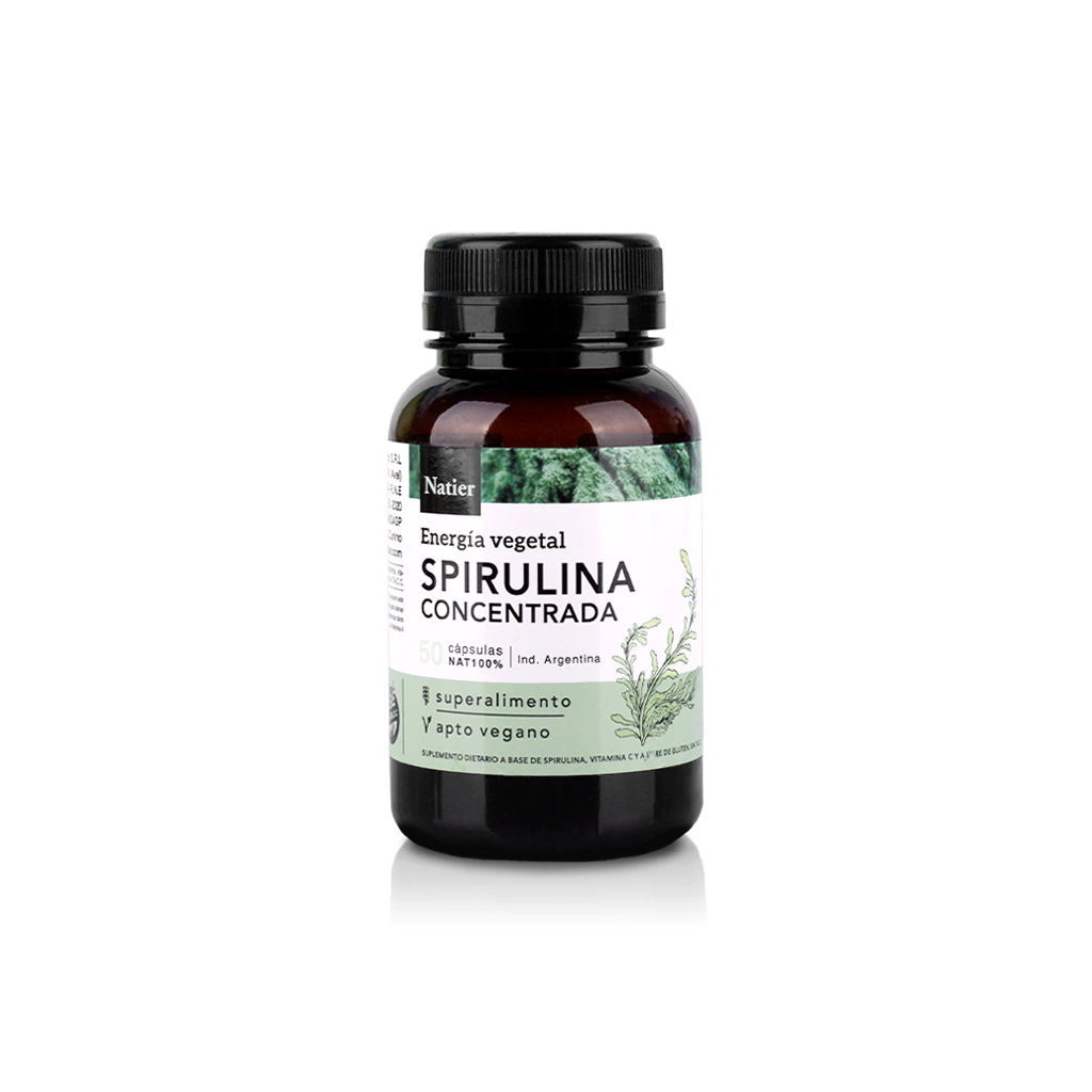 Suplemento Dietario "Natier" Spirulina Concentrada 50 Und