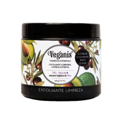 Exfoliante Corporal "Veganis" Limpieza Extrema Palta Y Oliva x 500 Ml