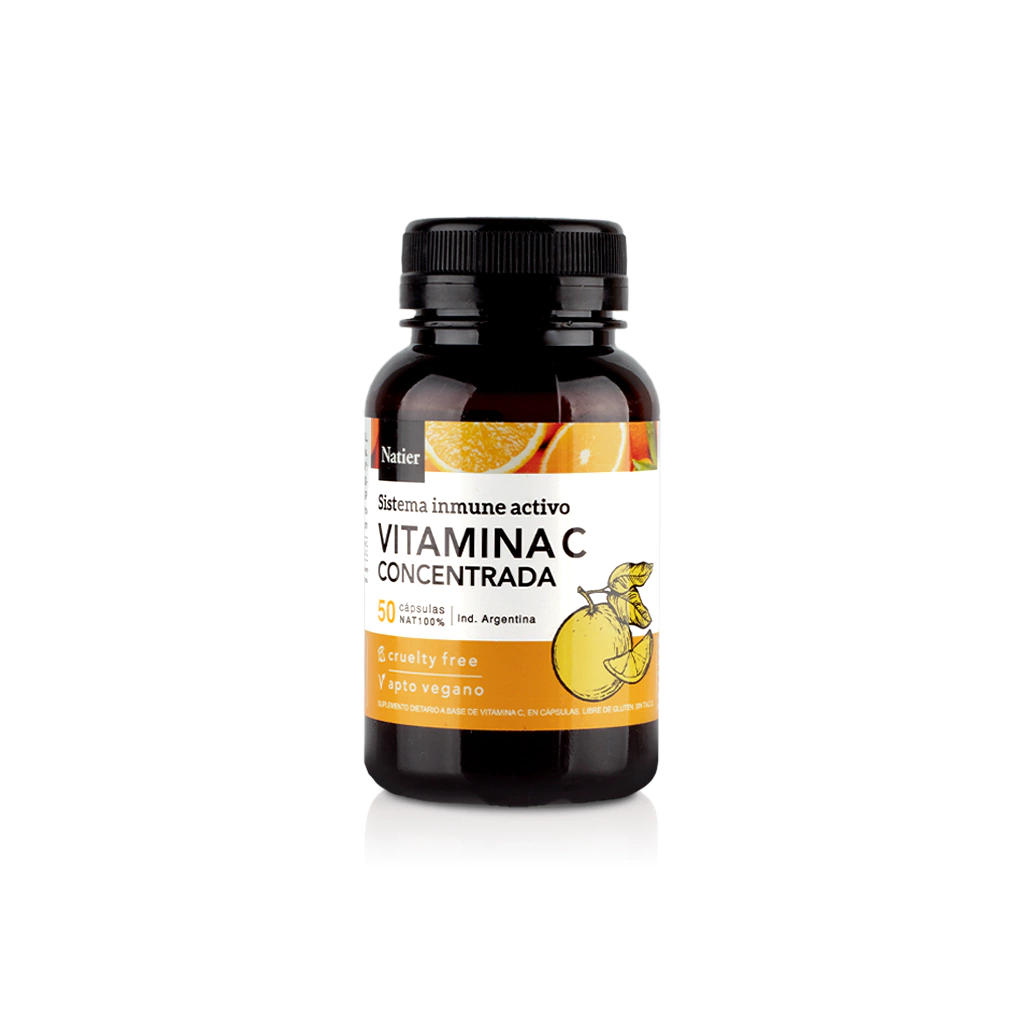 Suplemento Dietario "natier" Vitamina C Concentrada 50 Und