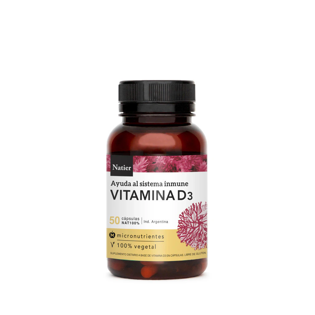 Suplemento Dietario "natier" Vitamina D3 50 Und