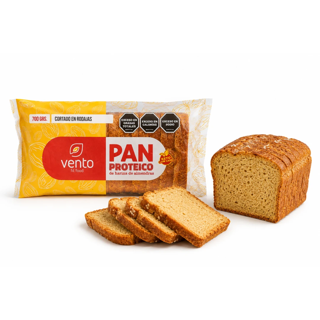 Pan Keto Proteico "vento" De Harina De Almendras X 700gr