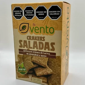 CRAKERS SALADAS ¨VENTO¨SABOR QUESO 150 GRS