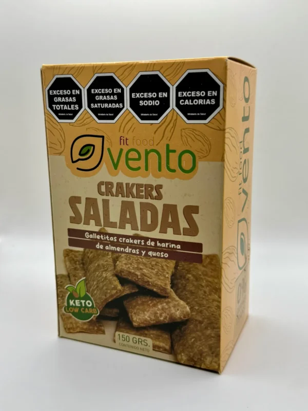 CRAKERS SALADAS ¨VENTO¨SABOR QUESO 150 GRS