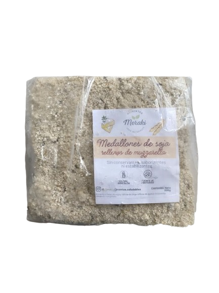 Medallones "Meraki" De Soja Rellenos Con Queso X 4