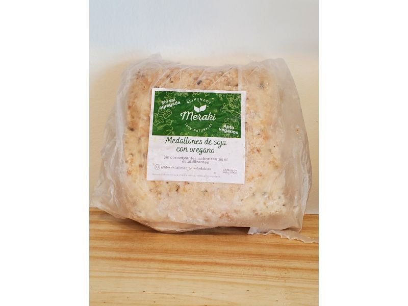 Medallones ¨meraki¨ De Soja Y Oregano . X 4 Unidades