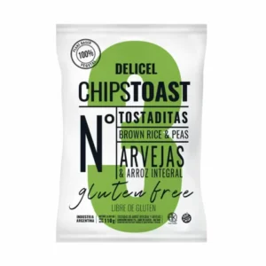 TOSTADAS “DELICEL” ARROZ UNTEGRAL Y ARVEJAS X 110 GR