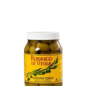 ACEITUNAS VERDES ¨RODRIGO DE VIVAR¨ EN SAL MUERA  500 GR