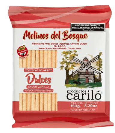 Tostadas "carilo" Dulces Vainilla X 150 Gr