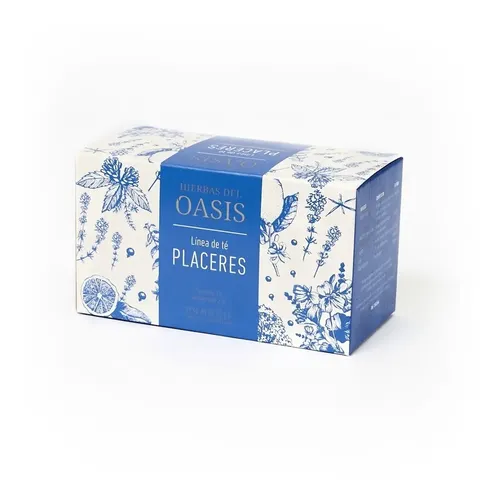 Te Saborizado ¨hierbas De El Oasis¨ Placeres Celeste 25 Saq