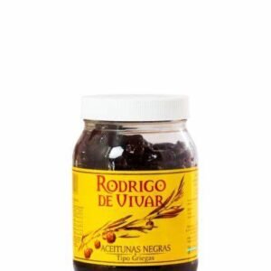 ACEITUNAS NEGRAS ¨RODRIGO DE VIVAR¨ 500 GR. TIPO GRIEGO