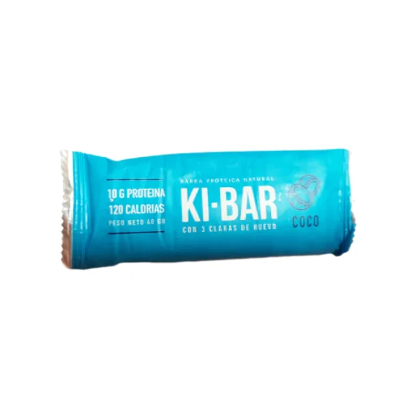 BARRA PROTEICA NATURAL "KI-BAR"  COCO. 40 GR