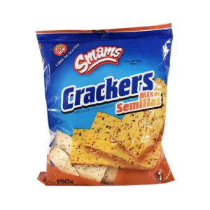 GALLETITAS CRACKERS “SMAMS” MIX DE SEMILLAS X 150 GR