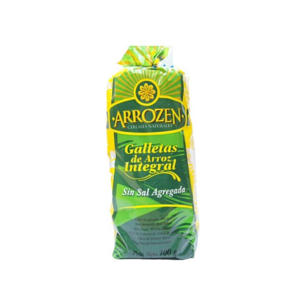Galletas "arrozen" Arroz Integral Sin Sal X 100 Gr