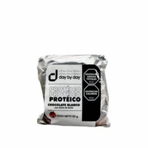 ALFAJOR ¨DAY BY DAY¨ PROTEICO. BLANCO CON DDL. 20% PROTEINA . 60 GR