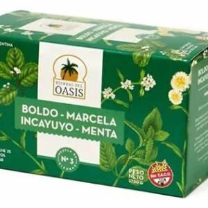 TE ¨HIERBAS DE EL OASIS¨ BOLDO 37.50 GR