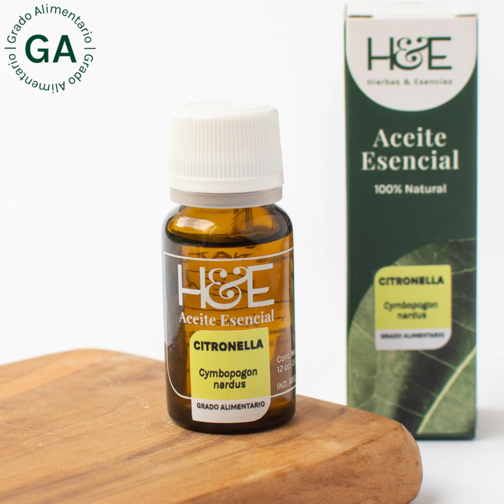 Aceite Esencial "hierbas Y Esencias" Citronela 100% Natural X 10cc