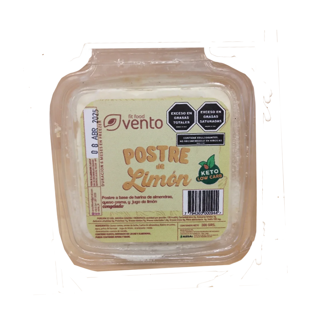 Cheescake ¨vento Fit Food¨ Sabor Limon X 300 Gr
