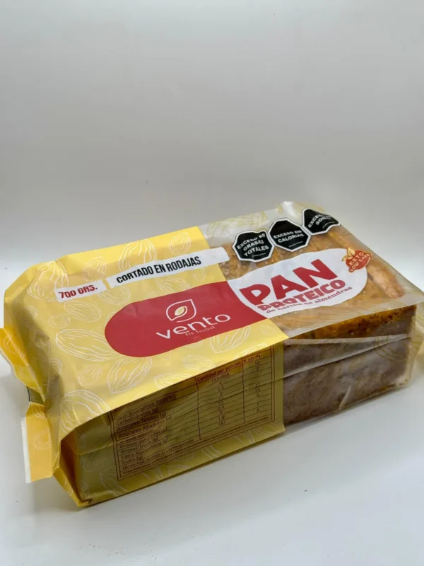 PAN KETO PROTEICO "VENTO" DE HARINA DE ALMENDRAS X 700GR