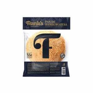 PAN DE HAMBURGUESA “FRANKS” SIN TACC X 60G