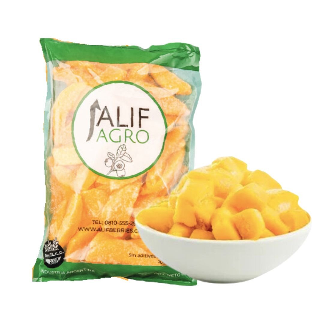 Mango En Cubos "alif Agro" Freezado X 250 Gr