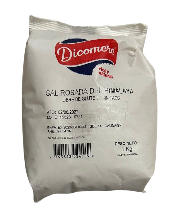 SAL ROSADA DEL HIMALAYA "DICOMERE" X 1KG