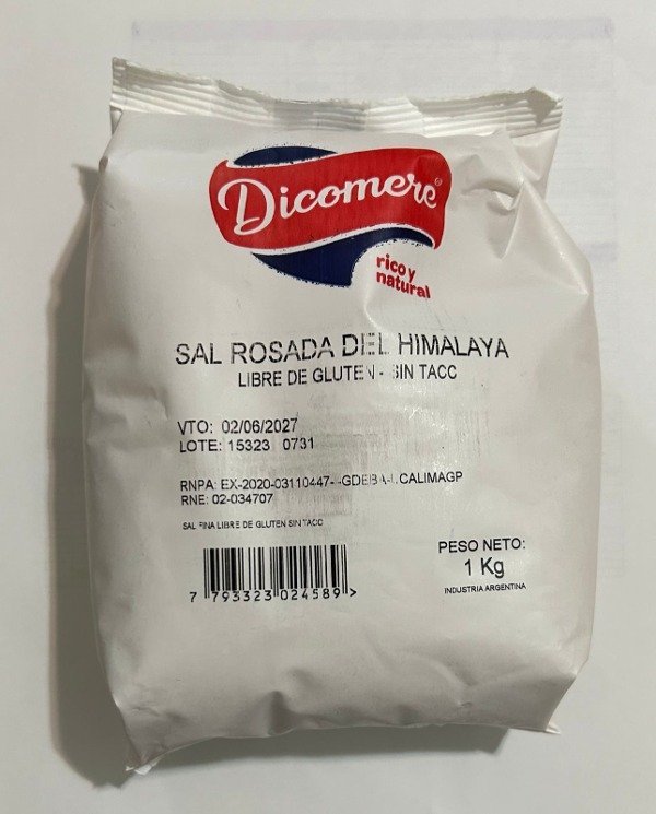 SAL ROSADA DEL HIMALAYA "DICOMERE" X 1KG