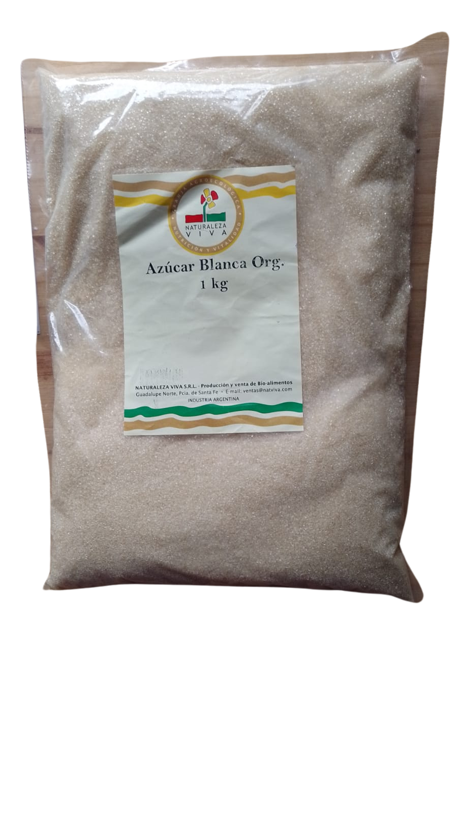 Azucar Blanca Organica "naturaleza Viva" X Kg