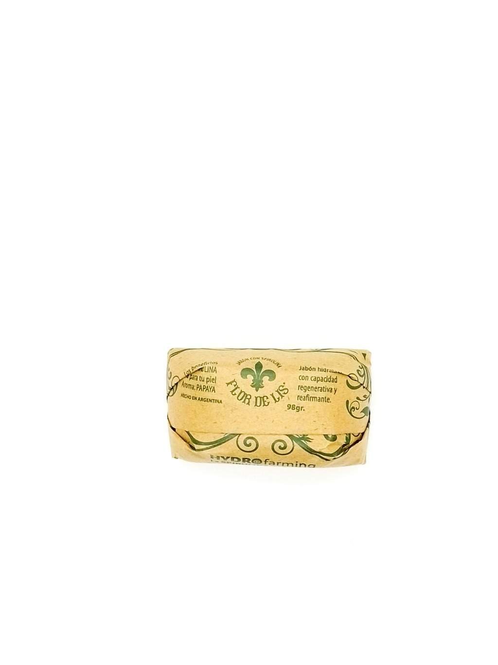 Jabon De Tocador " Flor De Lis" Con Spirulina X 98g.