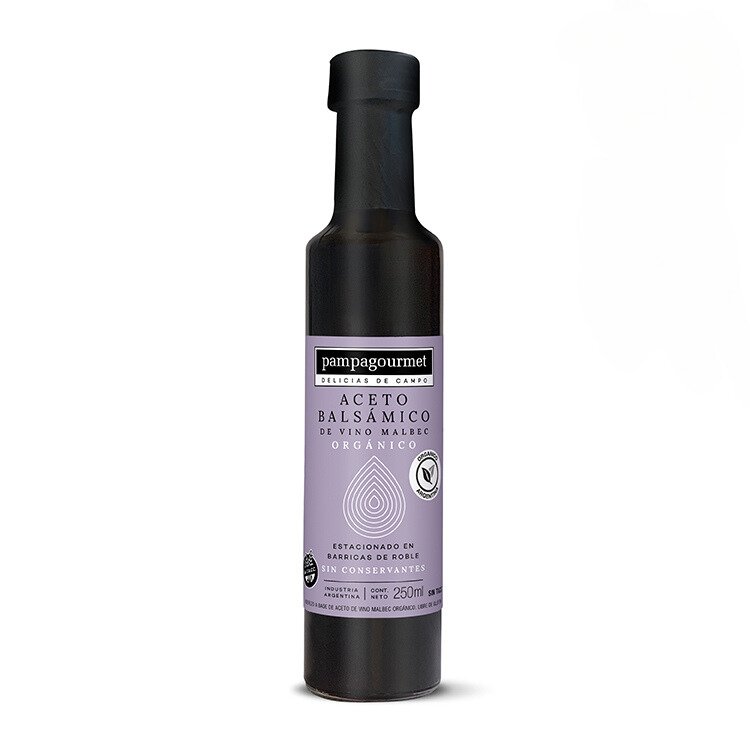 ACETO BALSAMICO "PAMPAGOURMET" ORGANICO X 250 ML