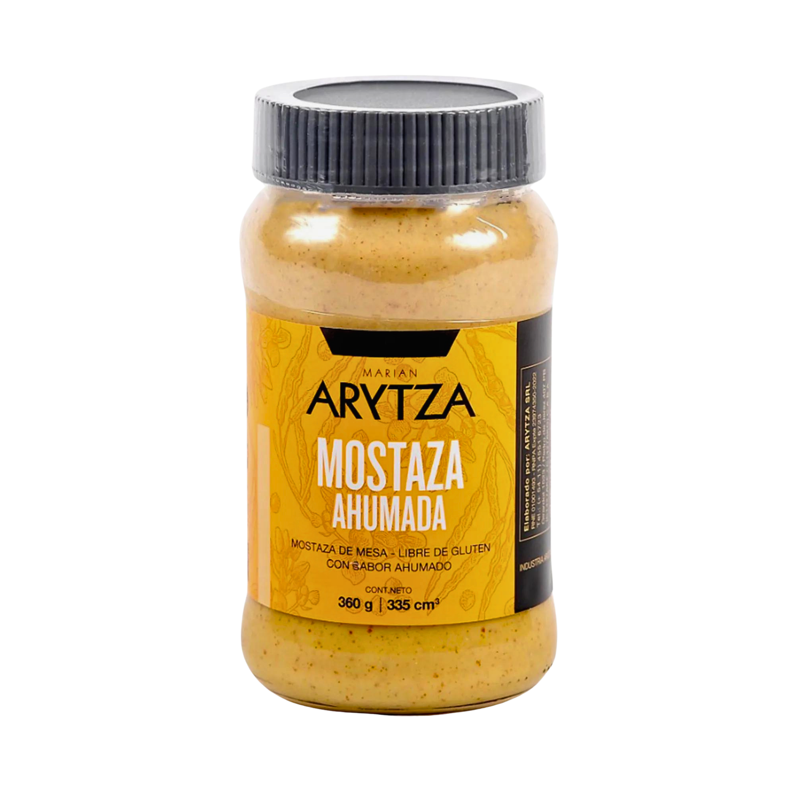 MOSTAZA "ARYTZA" AHUMADA X 360 GR