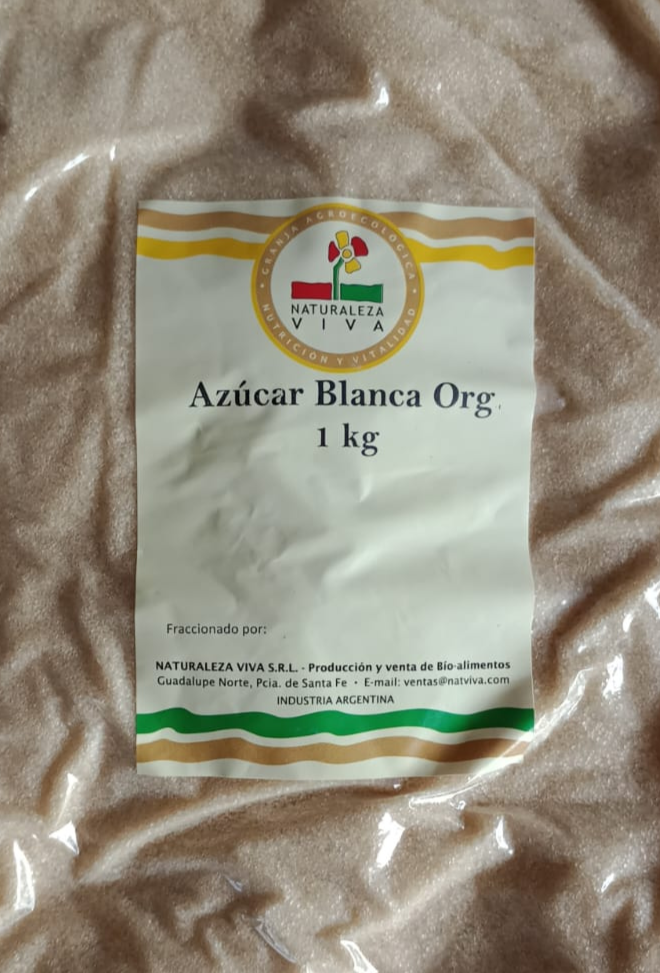 Azucar Blanca Organica "naturaleza Viva" X Kg
