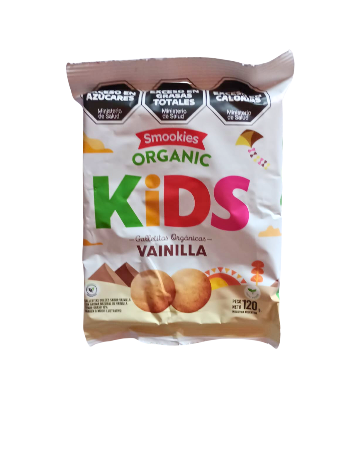Galletitas Dulces Vainilla "smookies Organic" Kids X 120 Gr