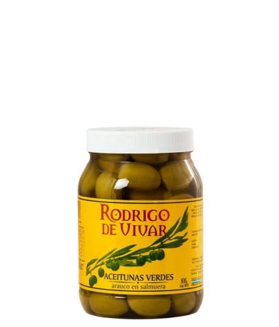 ACEITUNAS VERDES "RODRIGO DE VIVAR" EN SAL MUERA X 500 GR