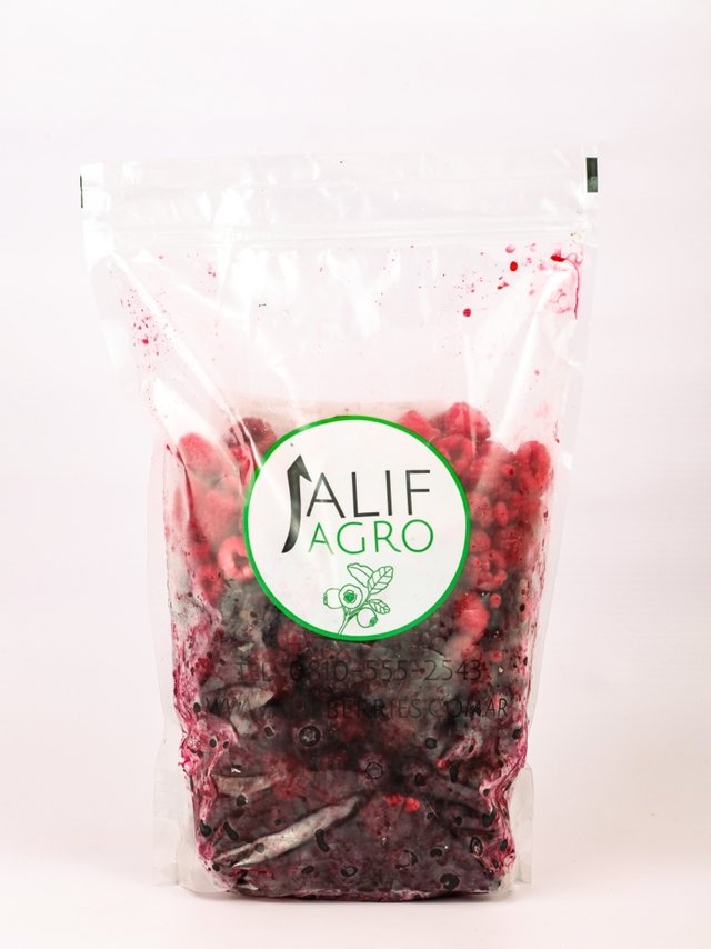 Frutos Patagonicos Congelados "alif Agro" Frutillas Arandanos Frambuesas X 250 Gr