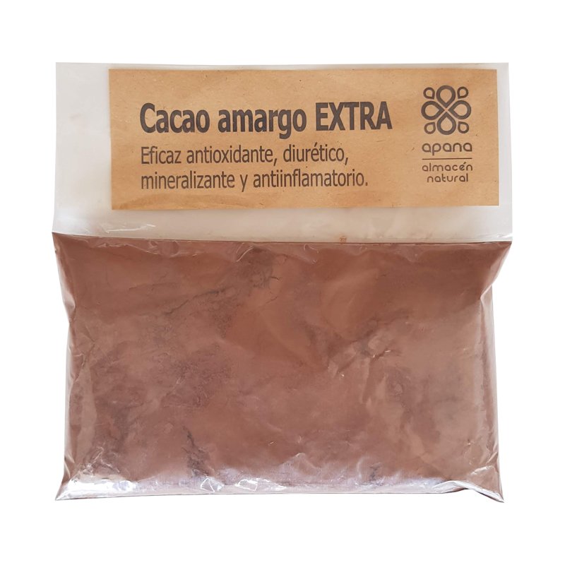 CACAO AMARGO "APANA" EXTRA NO ALCALINO X 100 GR