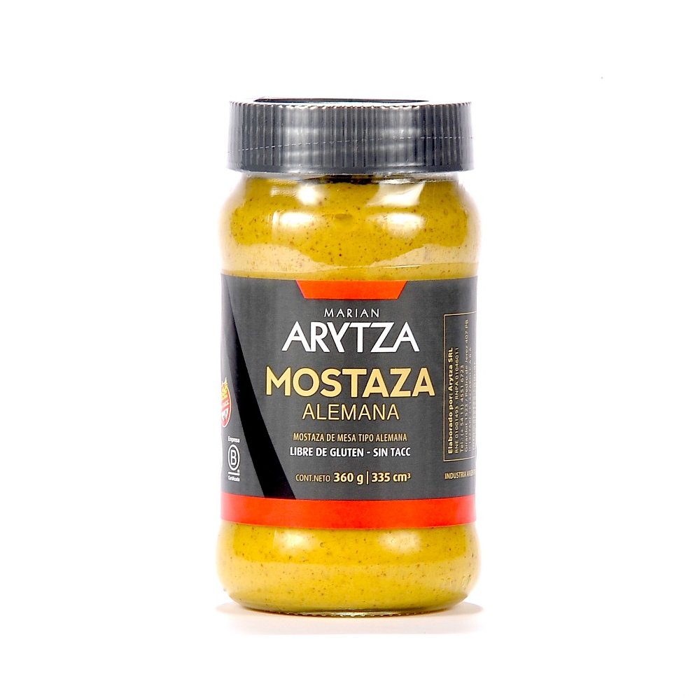 MOSTAZA ALEMANA "ARYTZA" X 360 GR