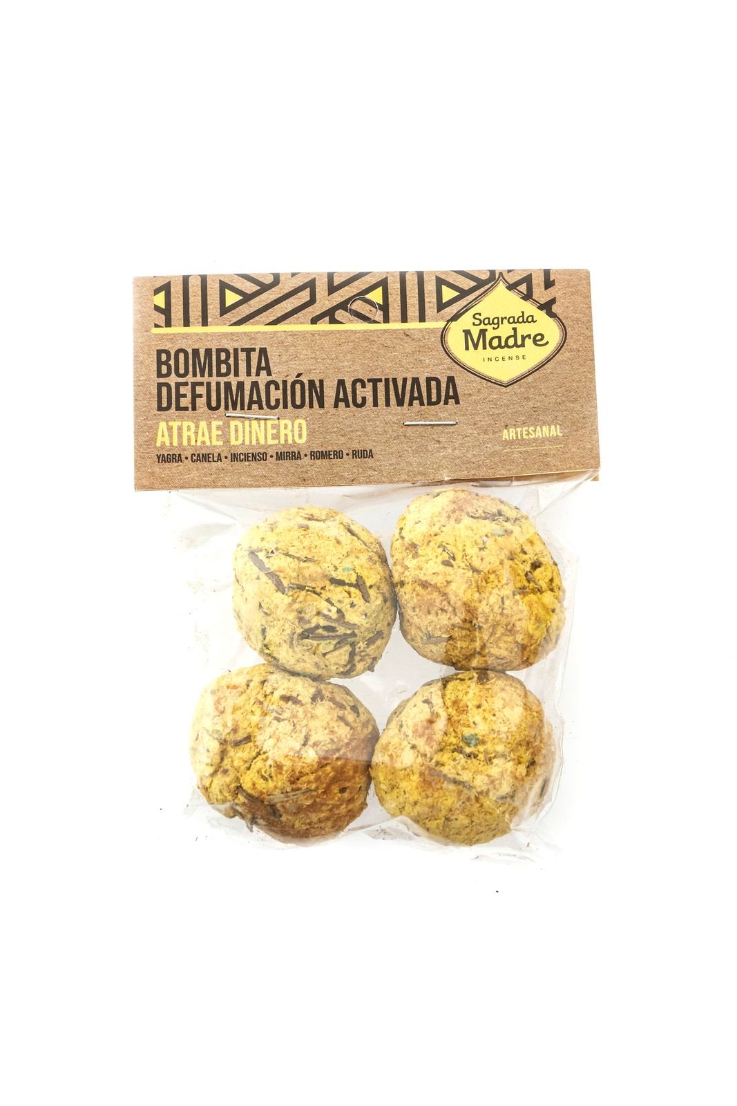 Bombitas "sagrada Madre" Linea Defumacion Activada Atrae Dinero (bolsa) X 4
