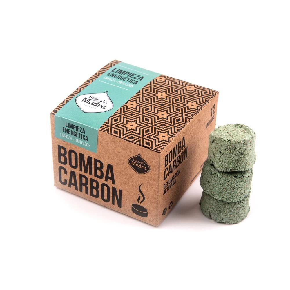 Bomba De Carbon "sagrada Madre" Defumacion Activada Limpieza Energetica X 12