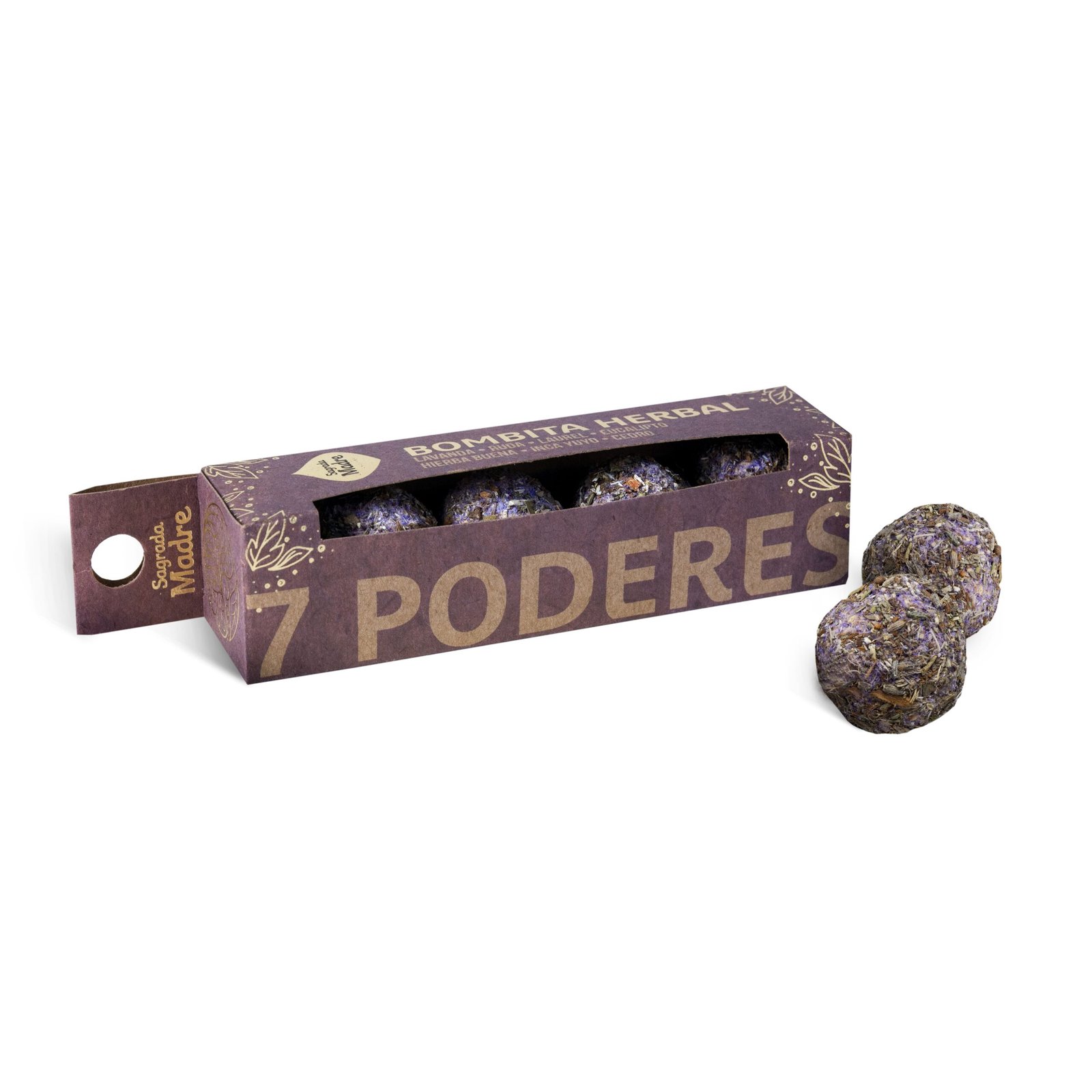 Bombita Herbal "sagrada Madre" 7 Poderes X 4