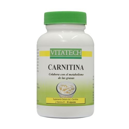Suplemento Dietario "vitatech" Carnitina X 30