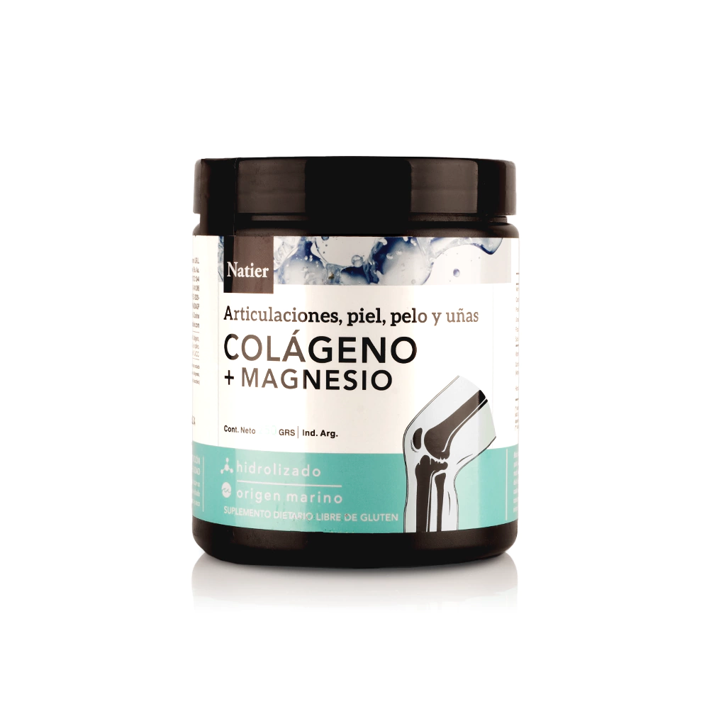 Colageno + Magnesio "natier" En Polvo 250 Gr