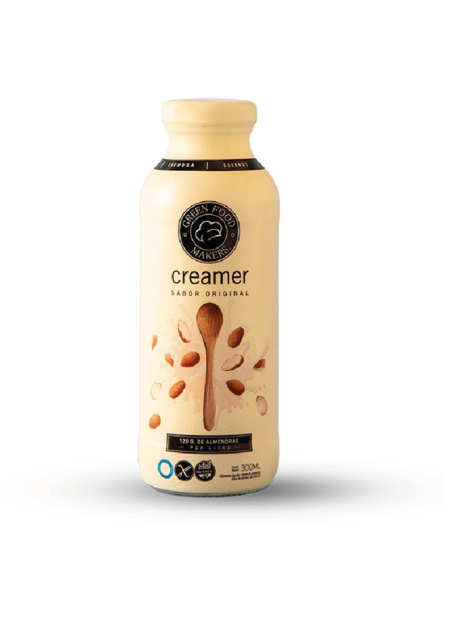 Crema Vegana "creamer" De Almendras Sabor Orgiginal X 300ml