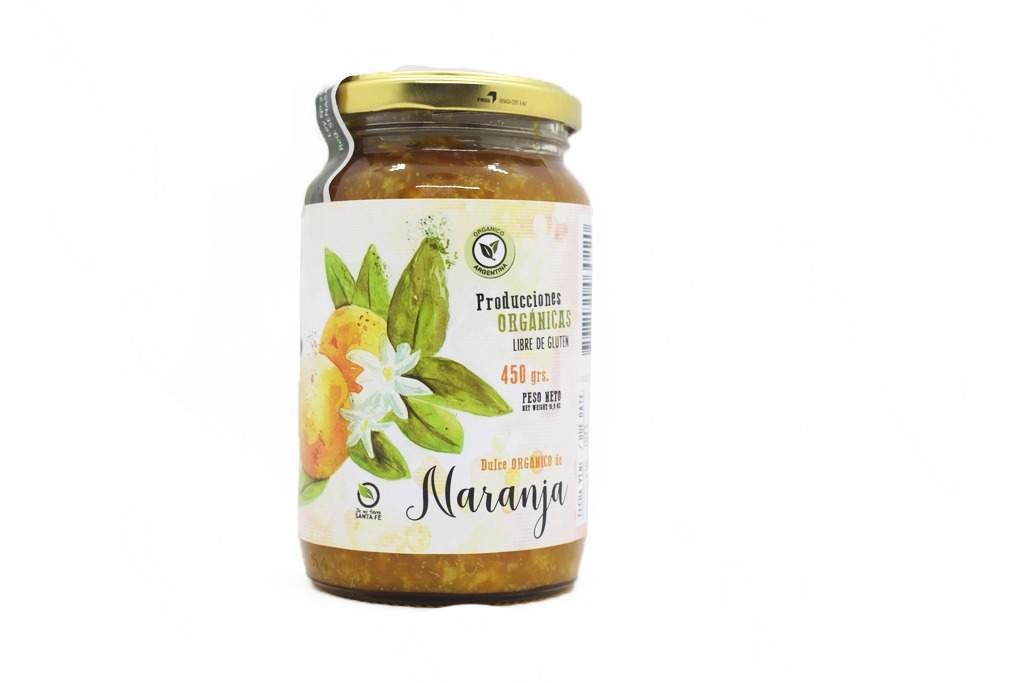 Mermelada De Naranja "dulces Del Jardin" Organica 450g
