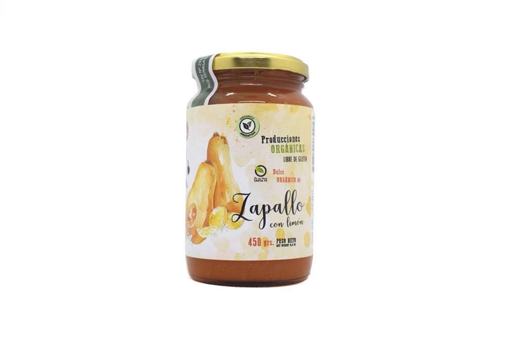 Mermelada Zapallo Con Limon "dulces Del JardÍn" Organico X 450g