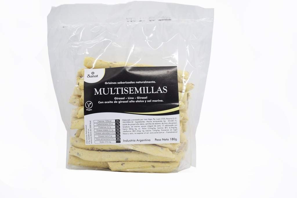 Grisines Multisemillas "sanat" Veganos 180gr
