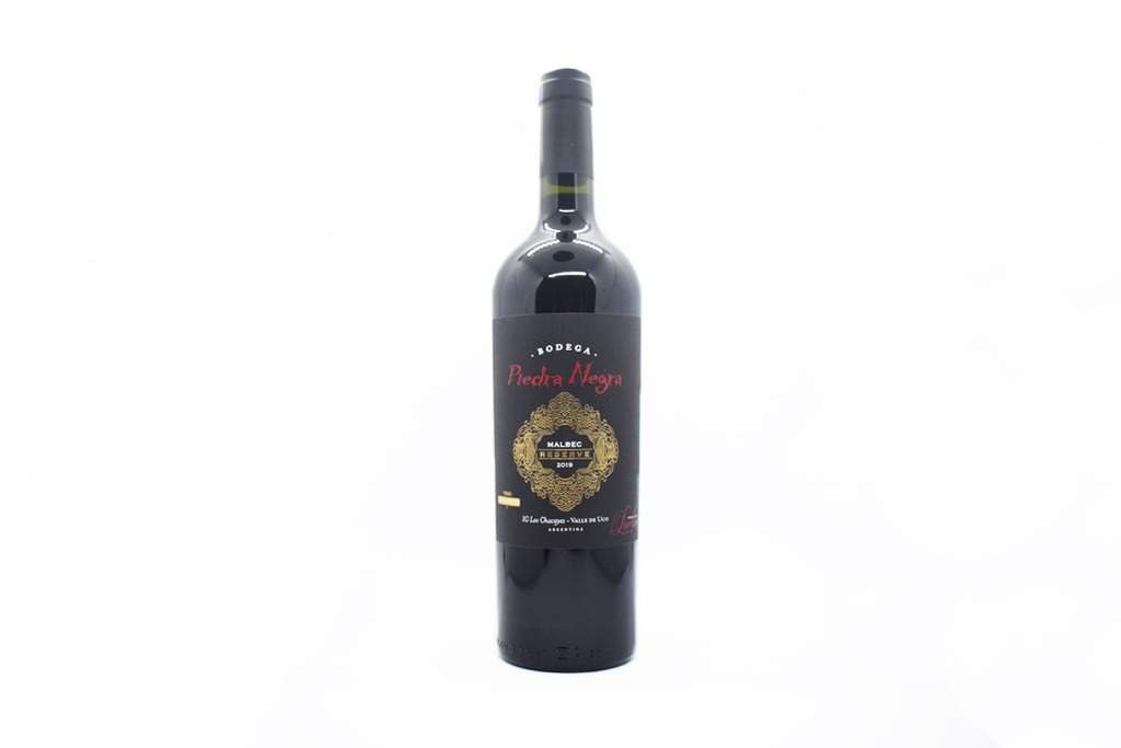 Vino Organico "piedra Negra" Reserve Malbec X 750ml