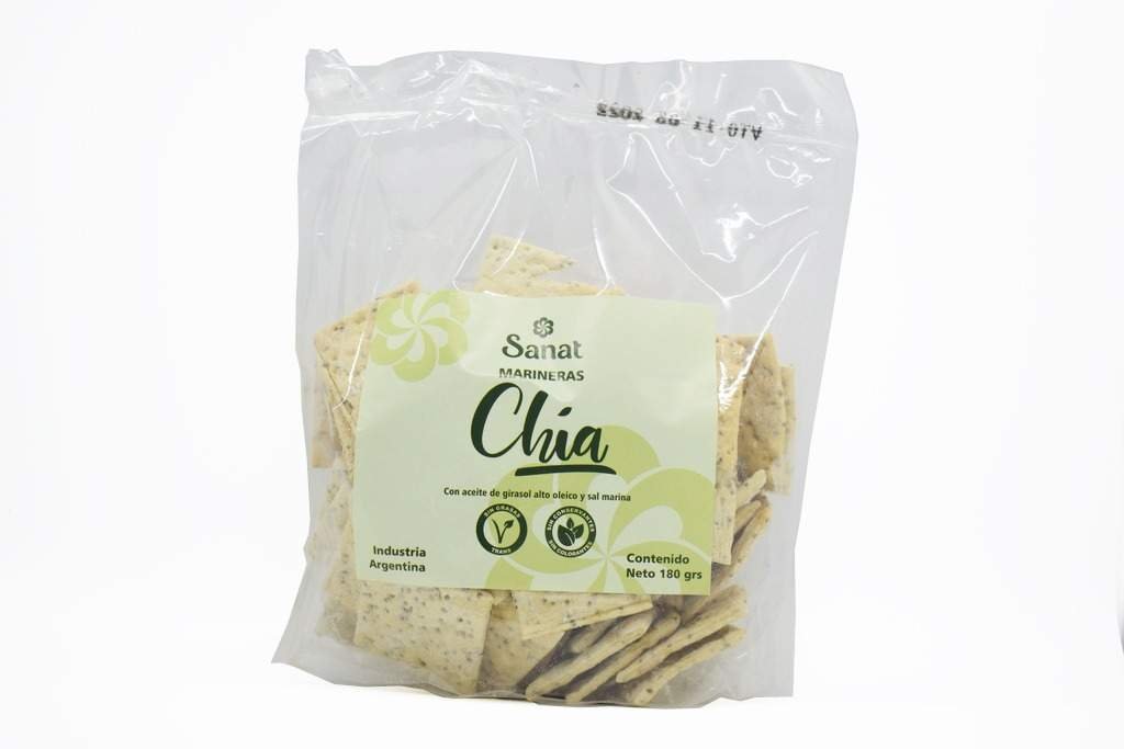 Galletitas Marineras "sanat" Chia X 180g