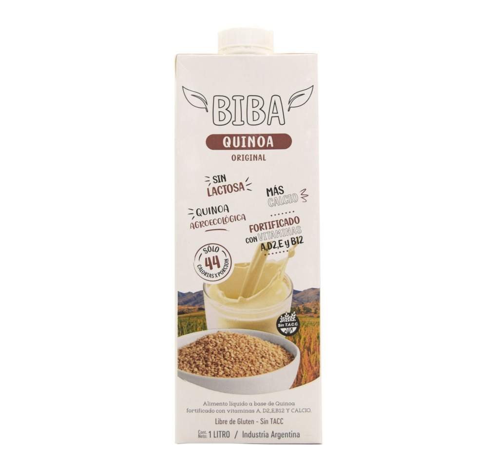 Leche De Quinoa  "biba" Agroecologica Conicet X1lt